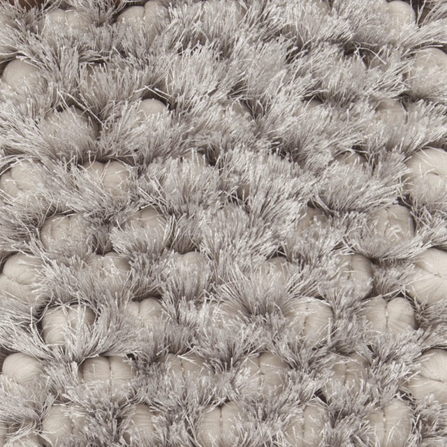 Chandra Cinzia CIN-35201 Silver rug, texture close-up