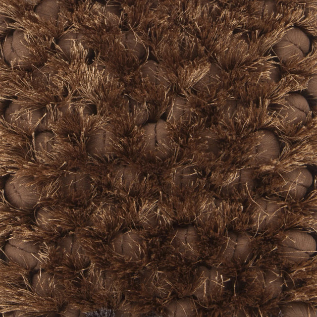 Chandra Cinzia CIN-35202 Brown rug, texture close-up
