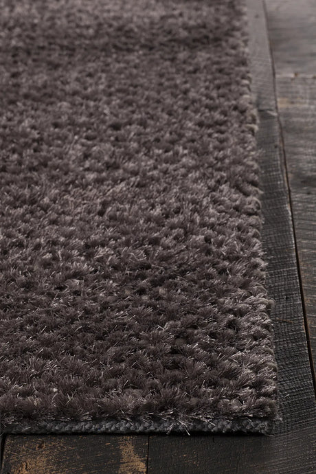 Chandra Cinzia CIN-35203 Grey rug, corner detail