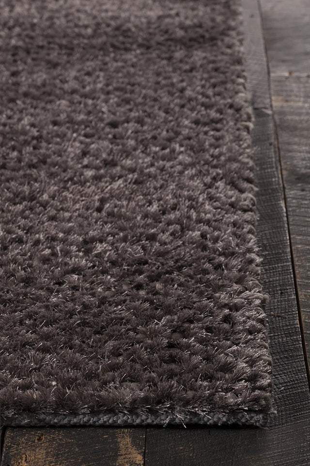 Chandra Cinzia CIN-35203 Grey rug, corner detail