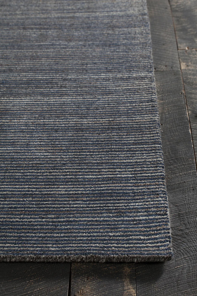 Chandra Citizen CIT-34300 Denim Blue rug, corner detail