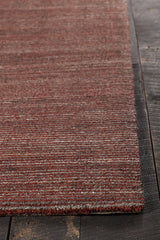 Chandra Citizen CIT-34301 Rust rug, corner detail