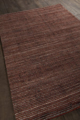 Chandra Citizen CIT-34301 Rust rug, angled side view