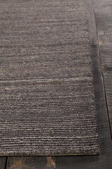 Chandra Citizen CIT-34302 Charcoal rug, corner detail