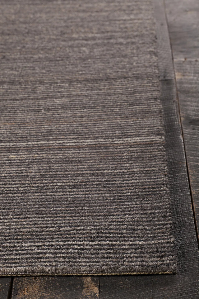Chandra Citizen CIT-34302 Charcoal rug, corner detail