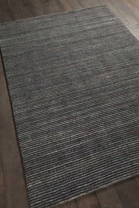 Chandra Citizen CIT-34302 Charcoal rug, angled side view