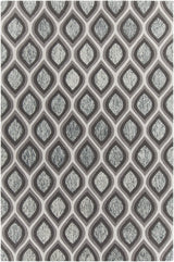 Chandra Clara CLA-7102 Grey and White rug, flat view