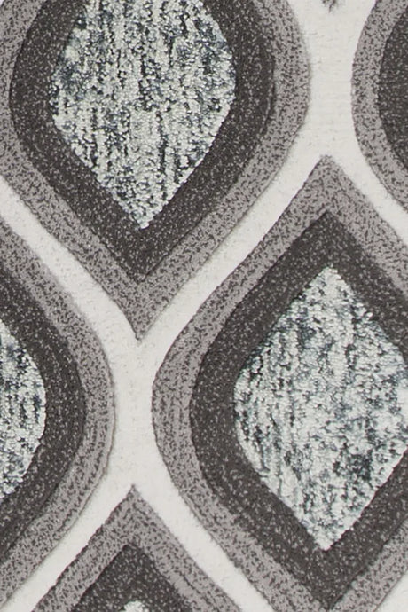 Chandra Clara CLA-7102 Grey and White rug, texture close-up