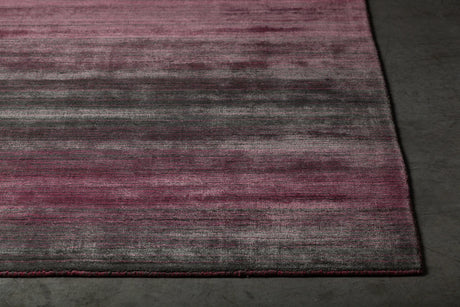 Chandra Cleo CLE-49103 Pink and Grey rug, corner detail