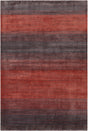 Chandra Cleo CLE-49104 Orange and Grey rug, flat view