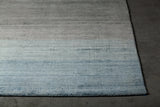 Chandra Cleo CLE-49105 Blue and Grey rug, corner detail
