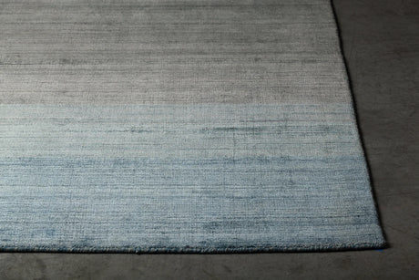Chandra Cleo CLE-49105 Blue and Grey rug, corner detail