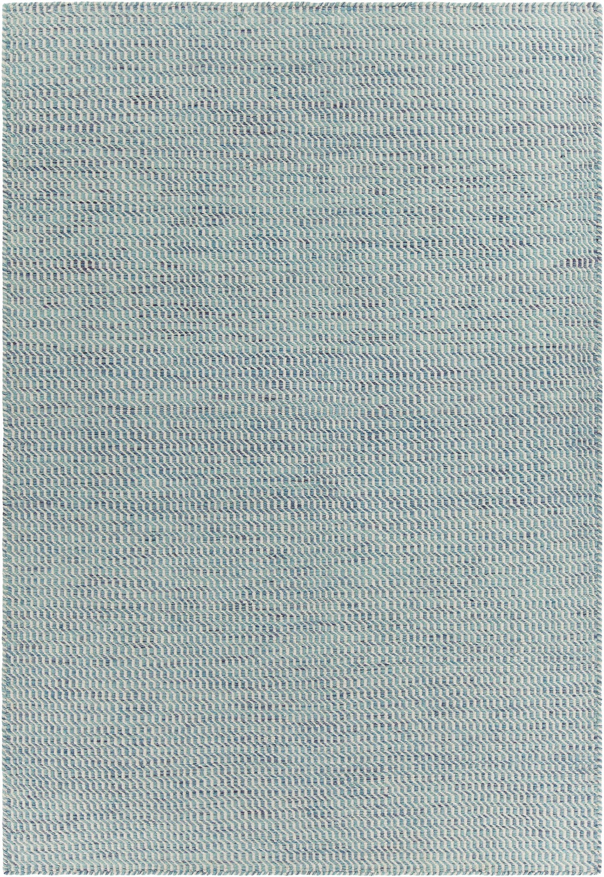 Chandra Crest CRE-33503 Blue and White rug, flat view