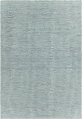 Chandra Crest CRE-33503 Blue and White rug, flat view