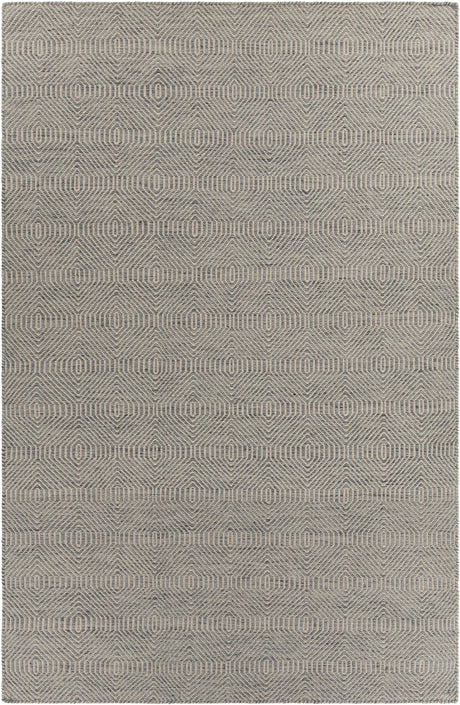 Chandra Crest CRE-33506 Light Blue and Beige rug, flat view