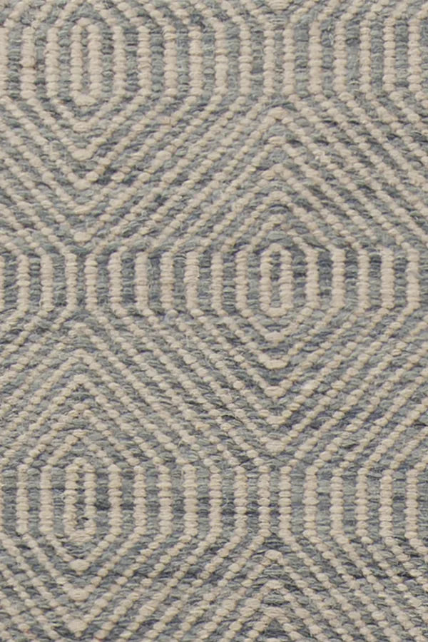 Chandra Crest CRE-33506 Light Blue and Beige rug, texture close-up