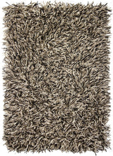 Chandra Cyrah CYR-10802 Black and Taupe and Ivory rug, flat view