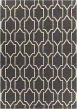 Chandra Dacio DAC-34600 Grey and White rug, flat view