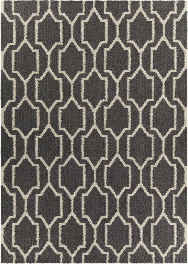 Chandra Dacio DAC-34600 Grey and White rug, flat view