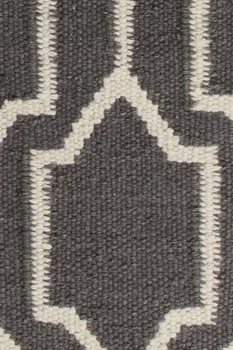 Chandra Dacio DAC-34600 Grey and White rug, texture close-up