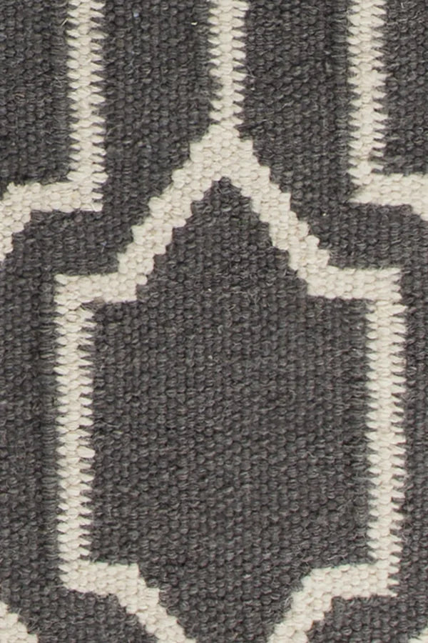 Chandra Dacio DAC-34600 Grey and White rug, texture close-up