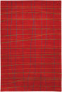 Chandra Daisa DAI-11 Red and Green and Blue and Orange rug, flat view