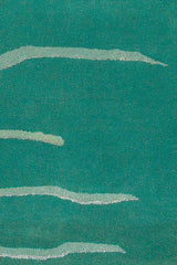 Chandra Daisa DAI-15 Aqua and Cream and Grey rug, texture close-up