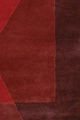 Chandra Daisa DAI-9 Red and Burgundy rug, texture close-up