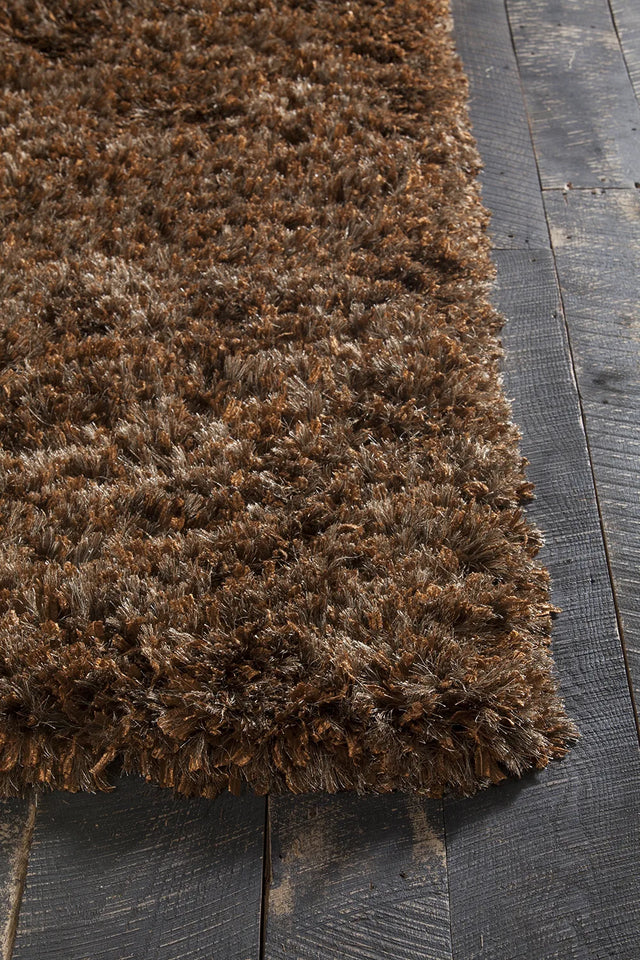 Chandra Diano DIA-29500 Brown rug, corner detail