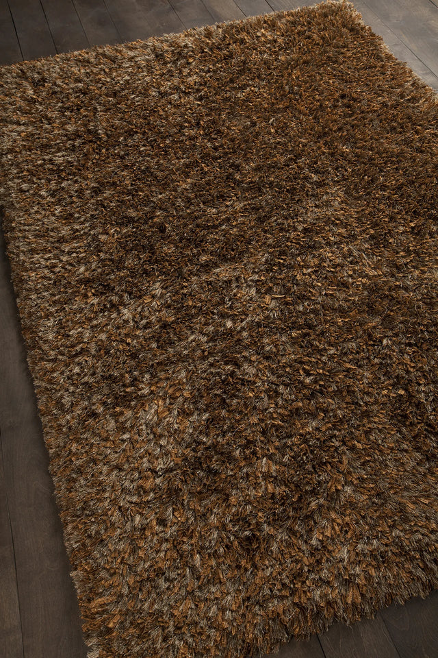 Chandra Diano DIA-29500 Brown rug, angled side view