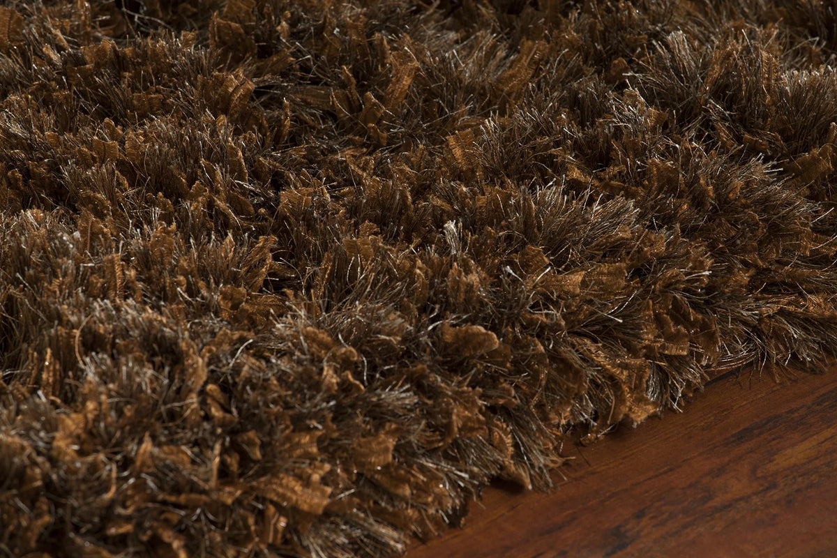Chandra Diano DIA-29500 Brown rug, side detail view