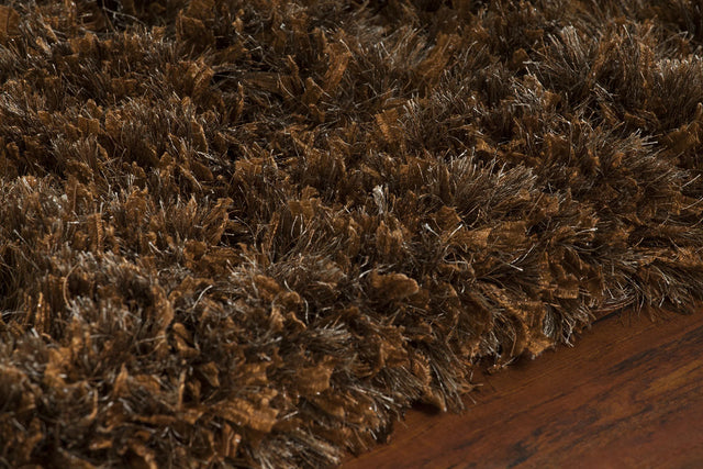 Chandra Diano DIA-29500 Brown rug, side detail view