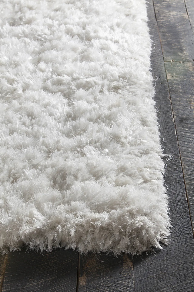 Chandra Diano DIA-29501 White rug, corner detail