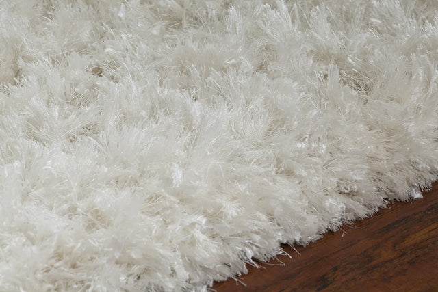 Chandra Diano DIA-29501 White rug, side detail view