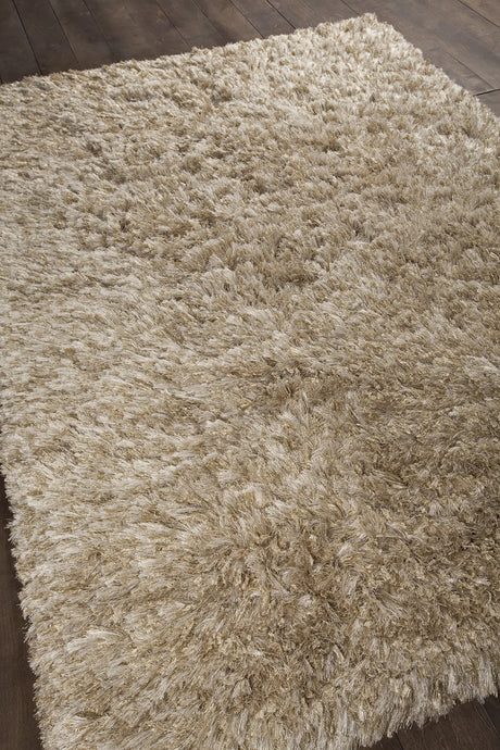 Chandra Diano DIA-29502 Tan rug, angled side view