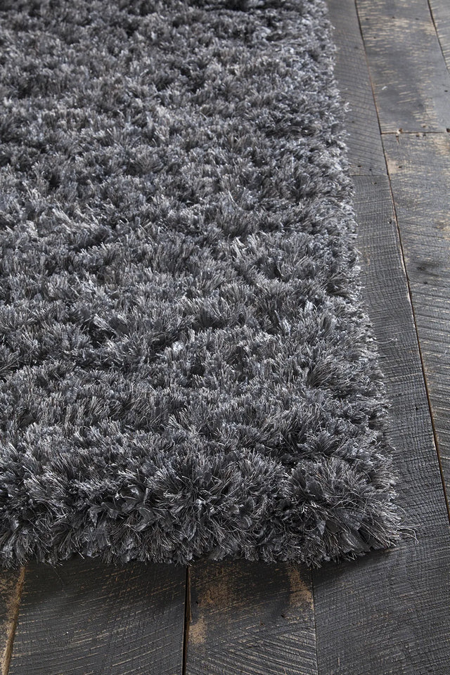 Chandra Diano DIA-29503 Grey rug, corner detail