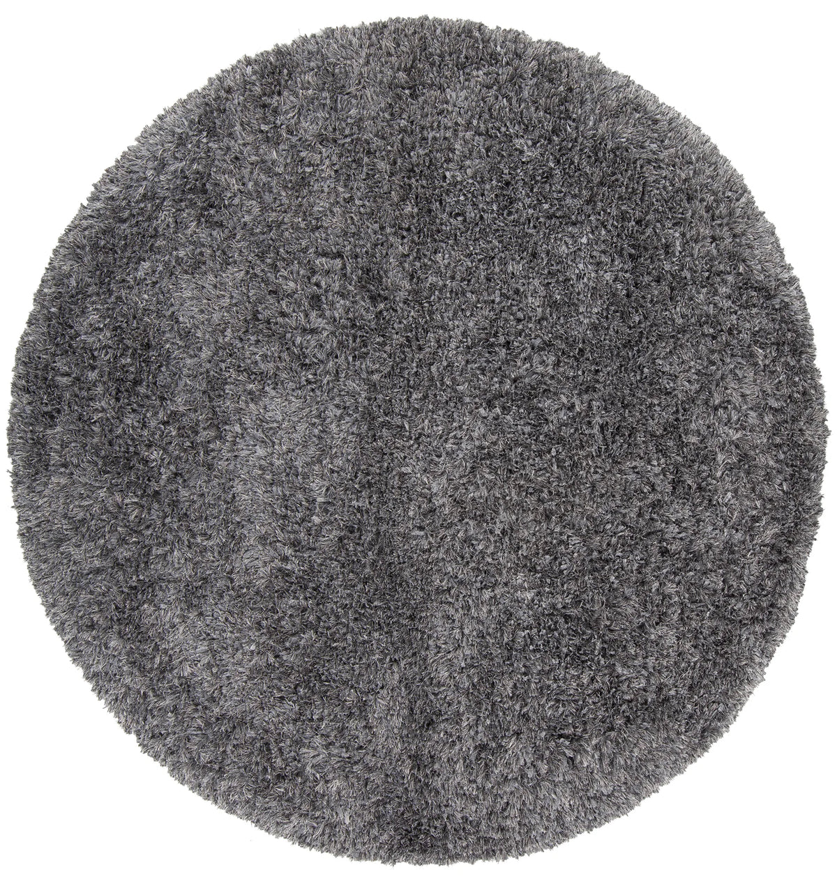 Chandra Diano DIA-29503 Grey round rug, flat view