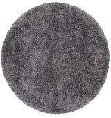 Chandra Diano DIA-29503 Grey round rug, flat view
