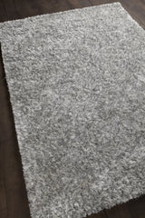 Chandra Dior DIO-14400 White and Black rug, angled side view