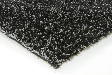 Chandra Dior DIO-14401 Black and White rug, corner detail