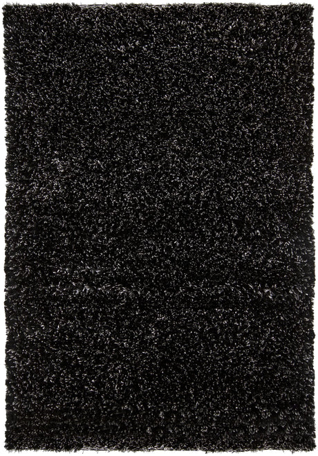Chandra Dior DIO-14401 Black and White rug, flat view