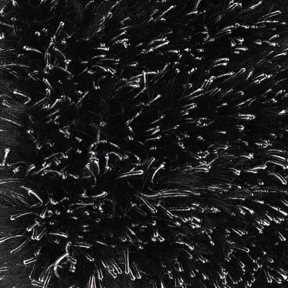 Chandra Dior DIO-14401 Black and White rug, texture close-up