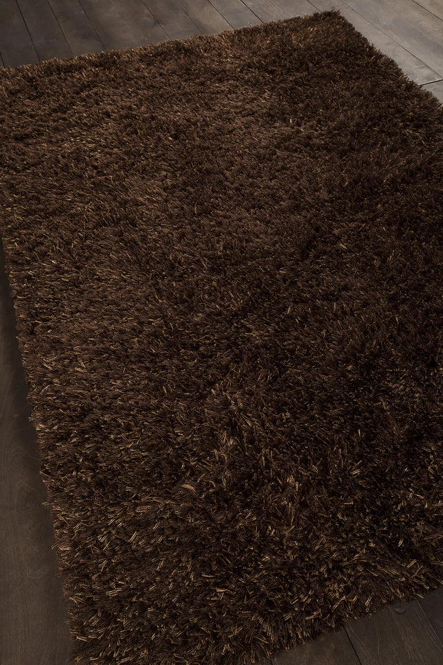 Chandra Dior DIO-14402 Brown and Black rug, angled side view