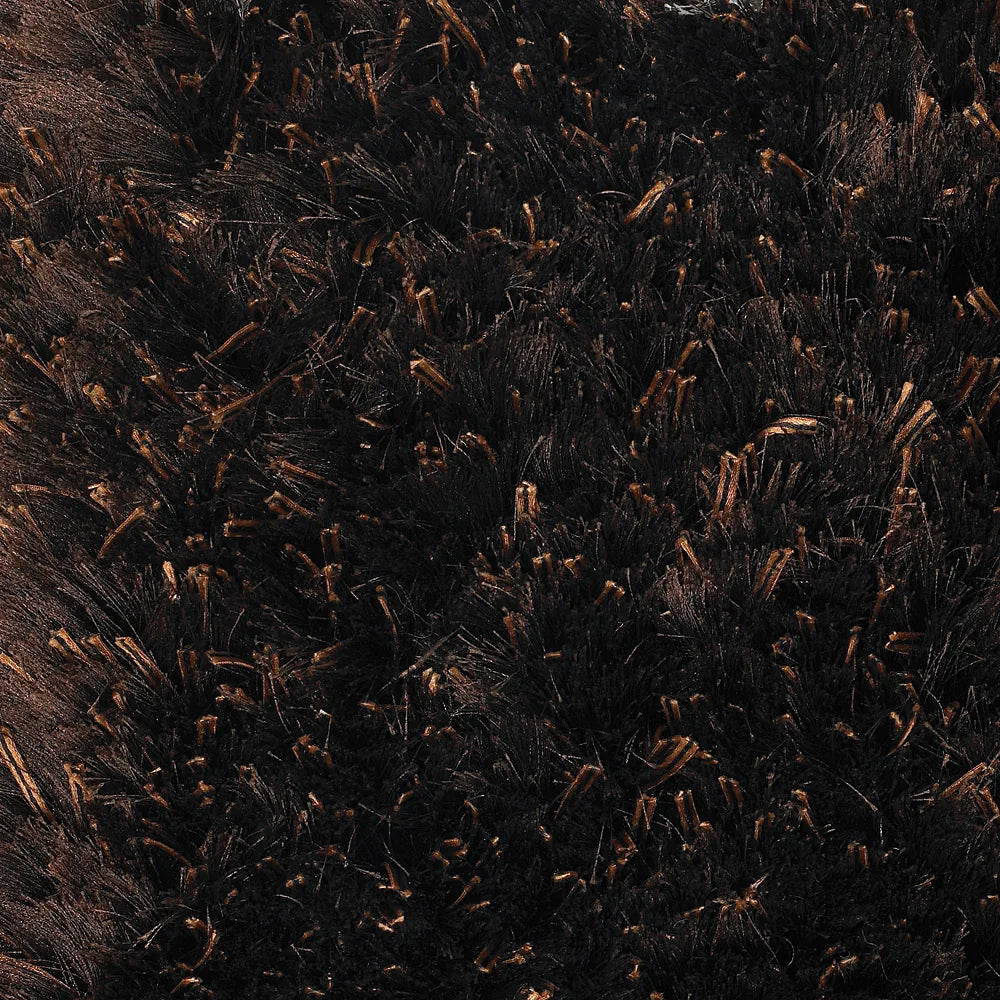 Chandra Dior DIO-14402 Brown and Black rug, texture close-up