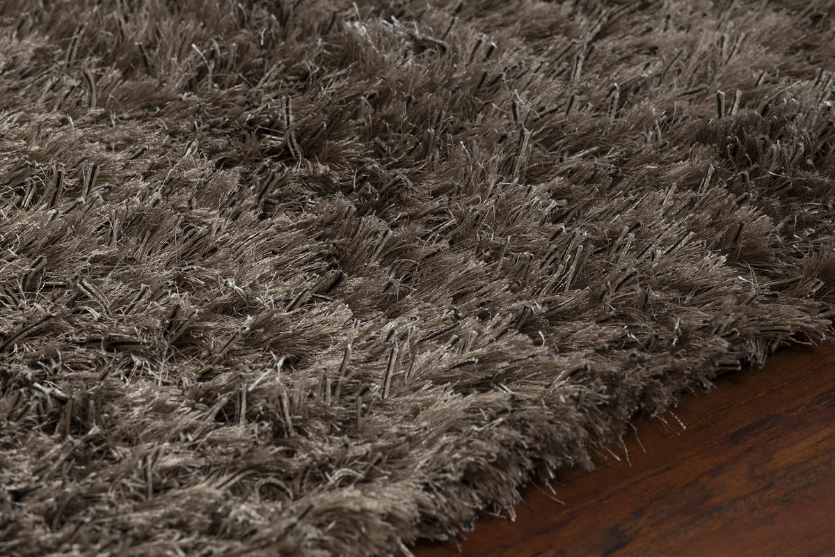 Chandra Dior DIO-14403 Taupe and Black rug, side detail view