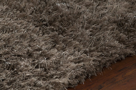 Chandra Dior DIO-14403 Taupe and Black rug, side detail view