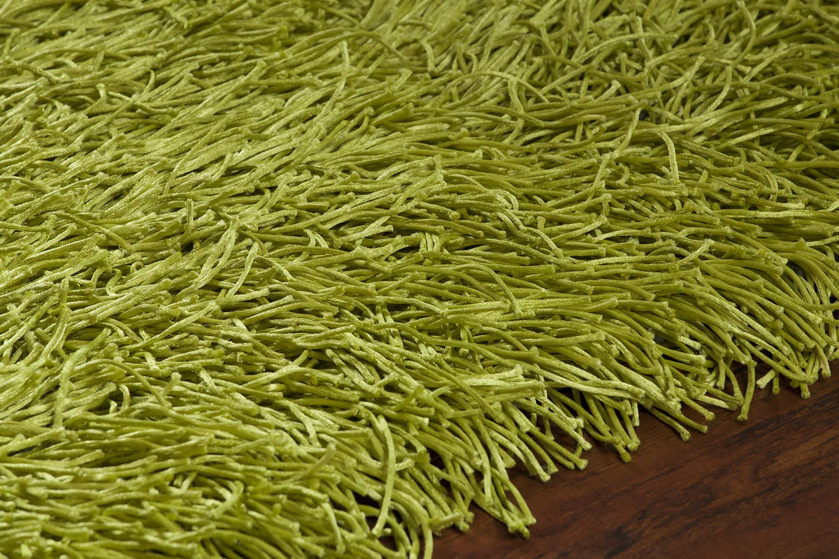 Chandra Duke DUK-20900 Green rug, side detail view