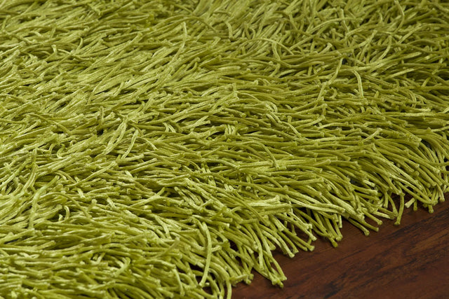Chandra Duke DUK-20900 Green rug, side detail view