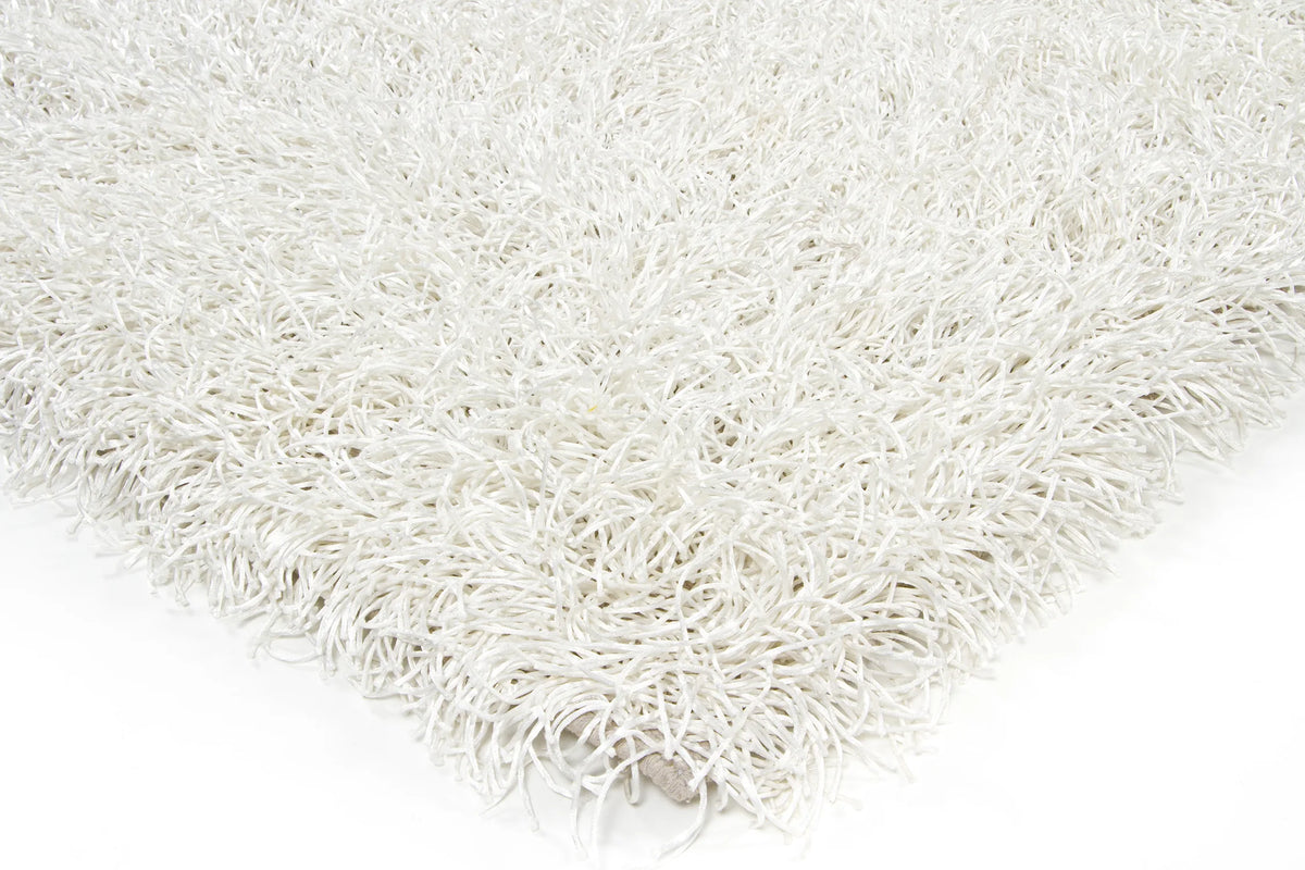 Chandra Duke DUK-20901 White rug, corner detail