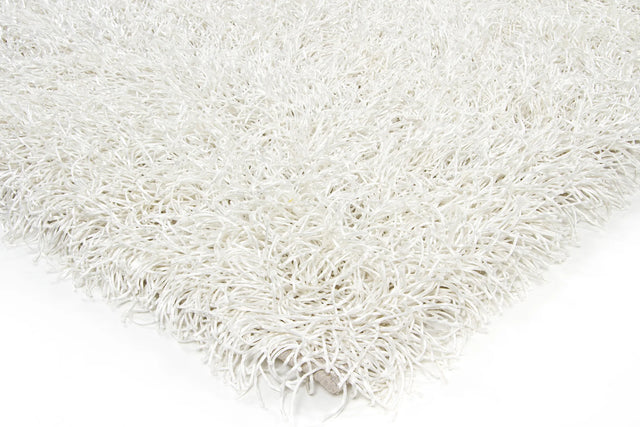 Chandra Duke DUK-20901 White rug, corner detail